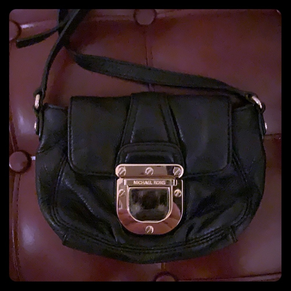Michael Kors Leather Mini Crossbody Purse